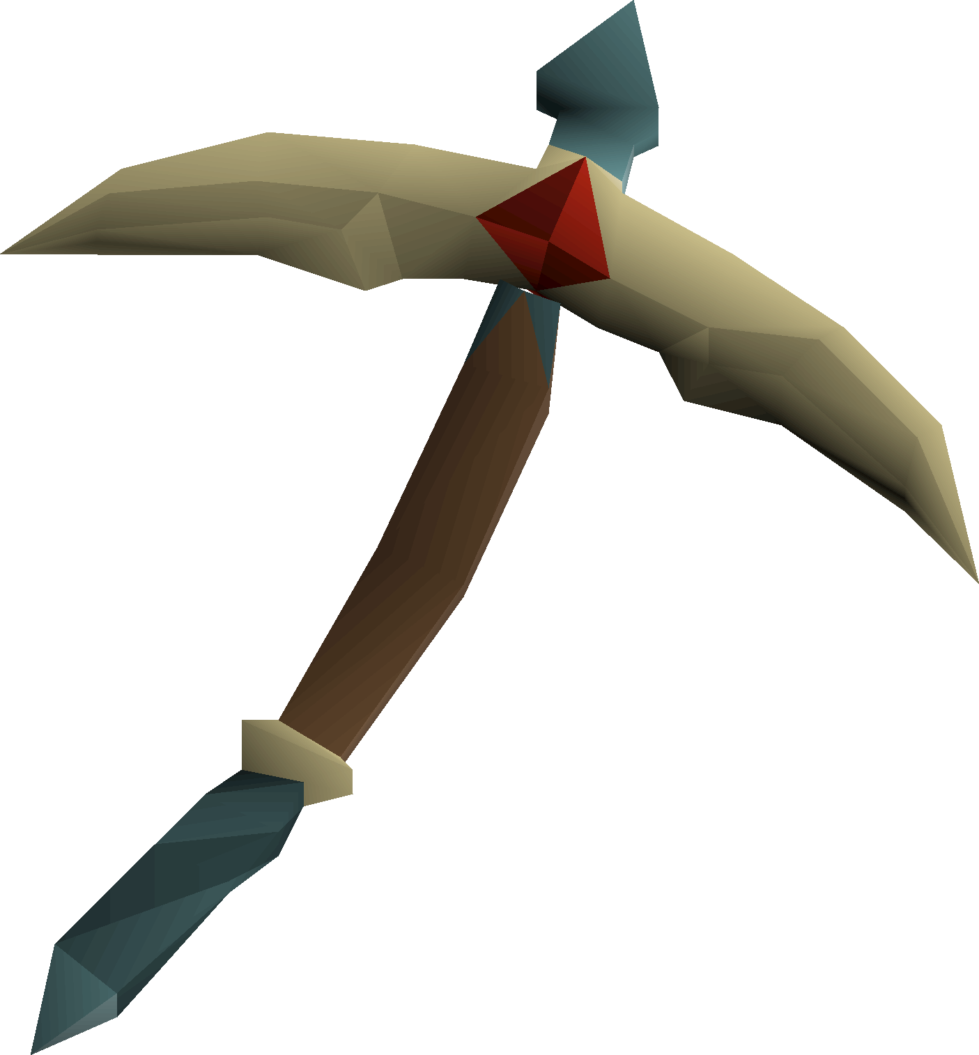 Infernal pickaxe (or)