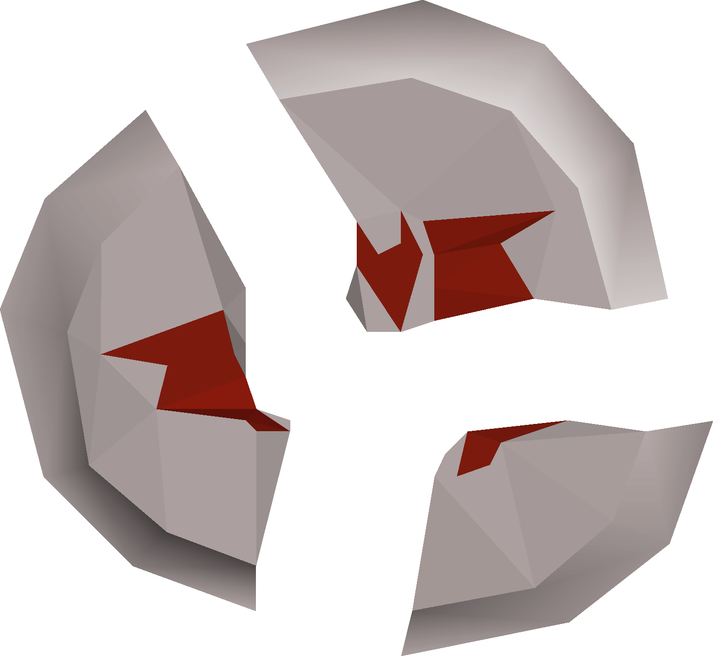 Broken plate