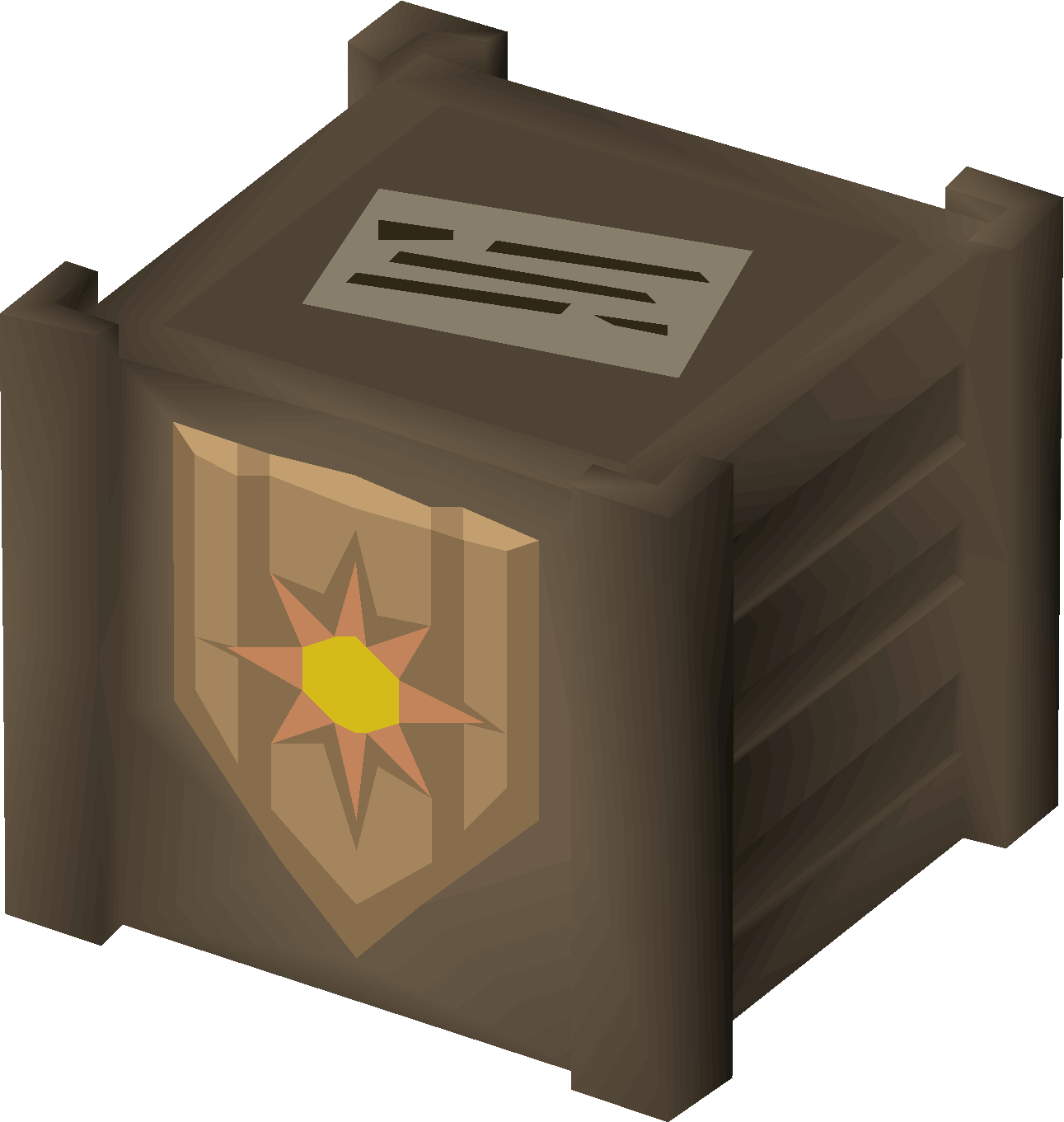 Crate of maces