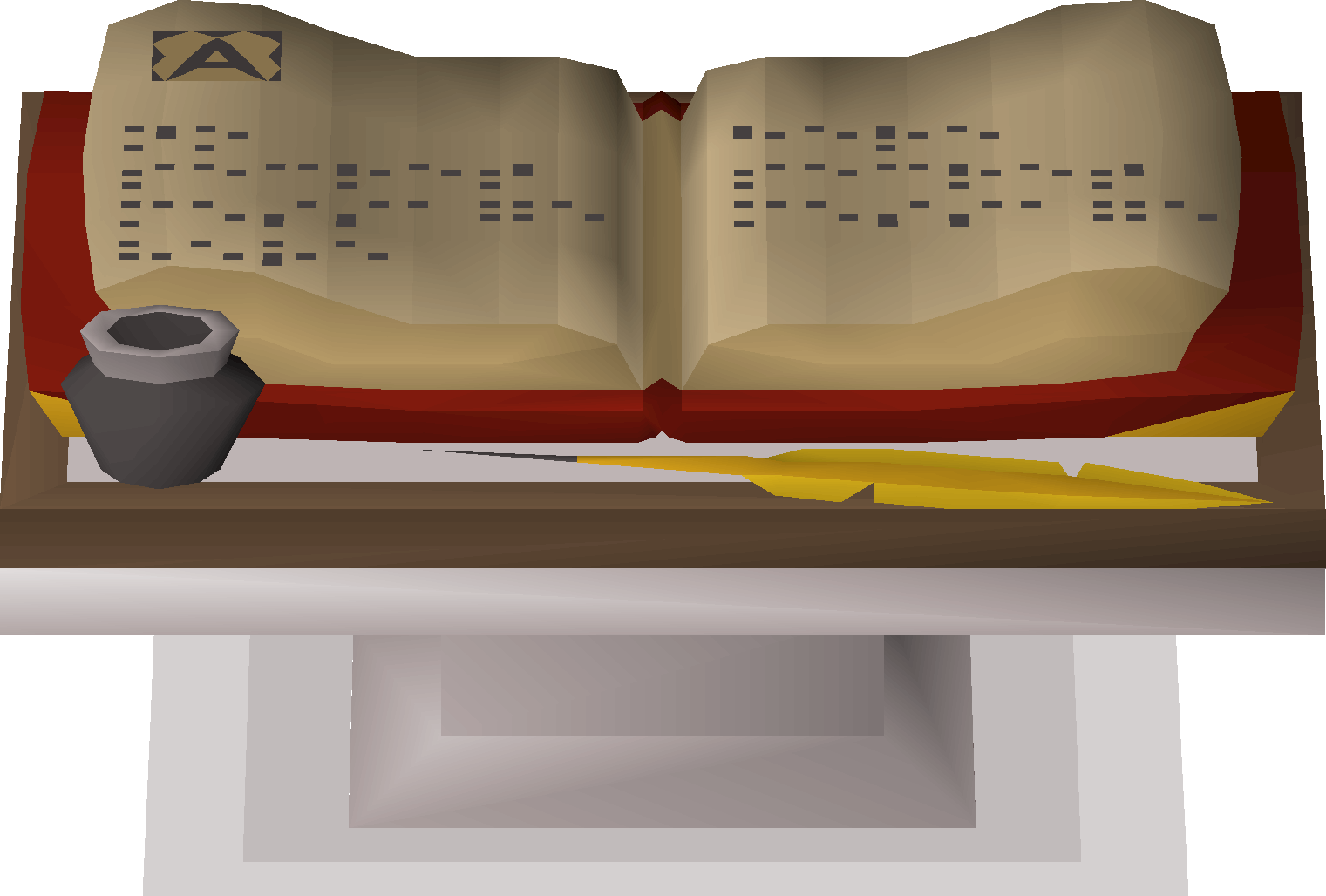 Marble adventure log (interface item)