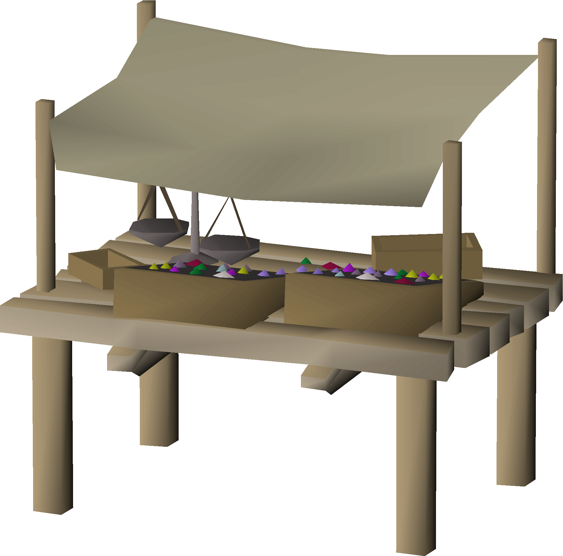 Gem stall (Port Roberts)