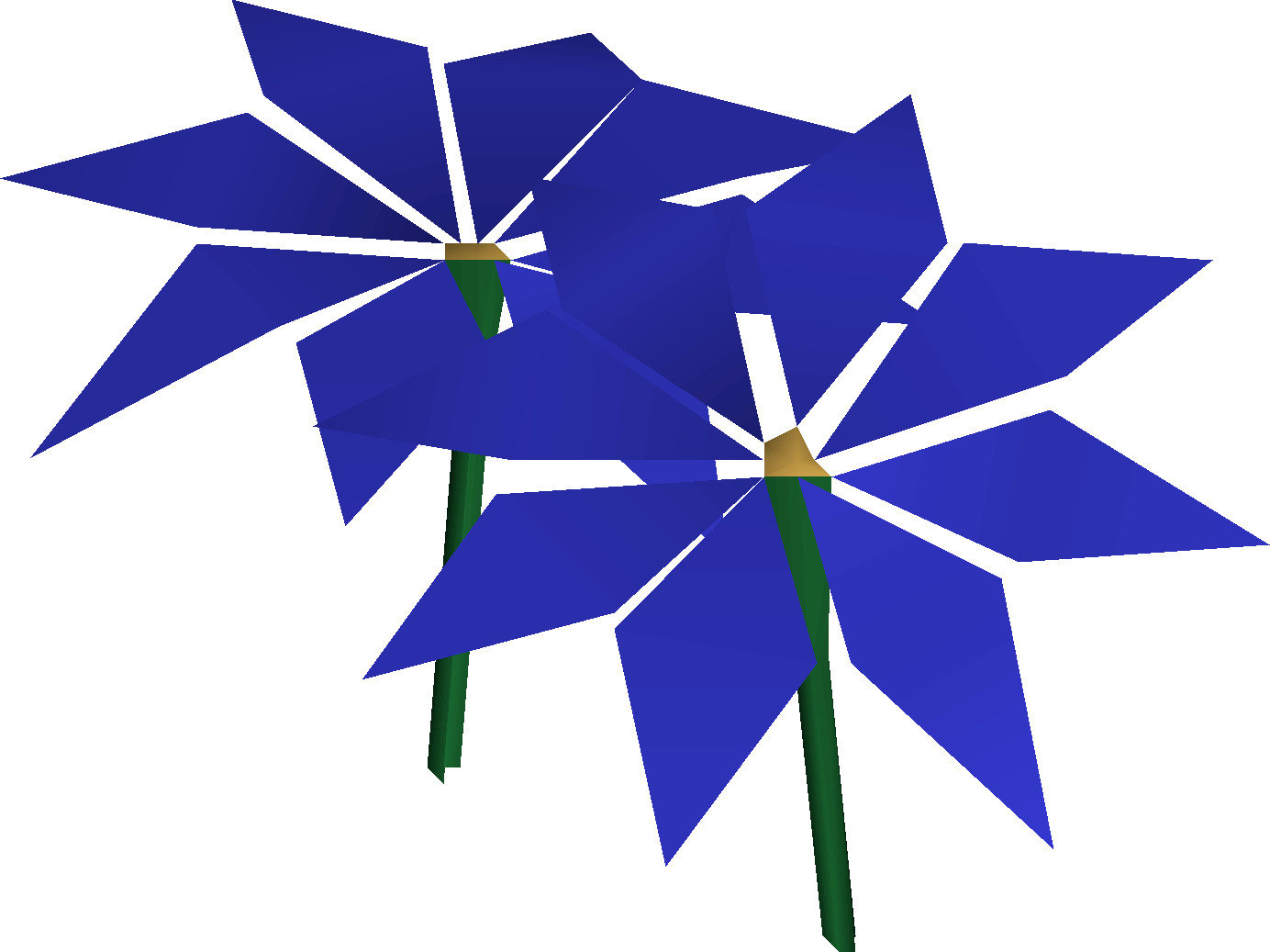 Blue flowers (Trouble Brewing)