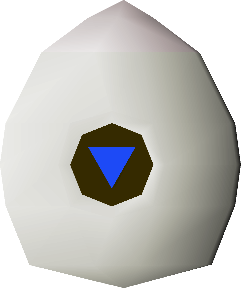 Unpainted fake magic egg