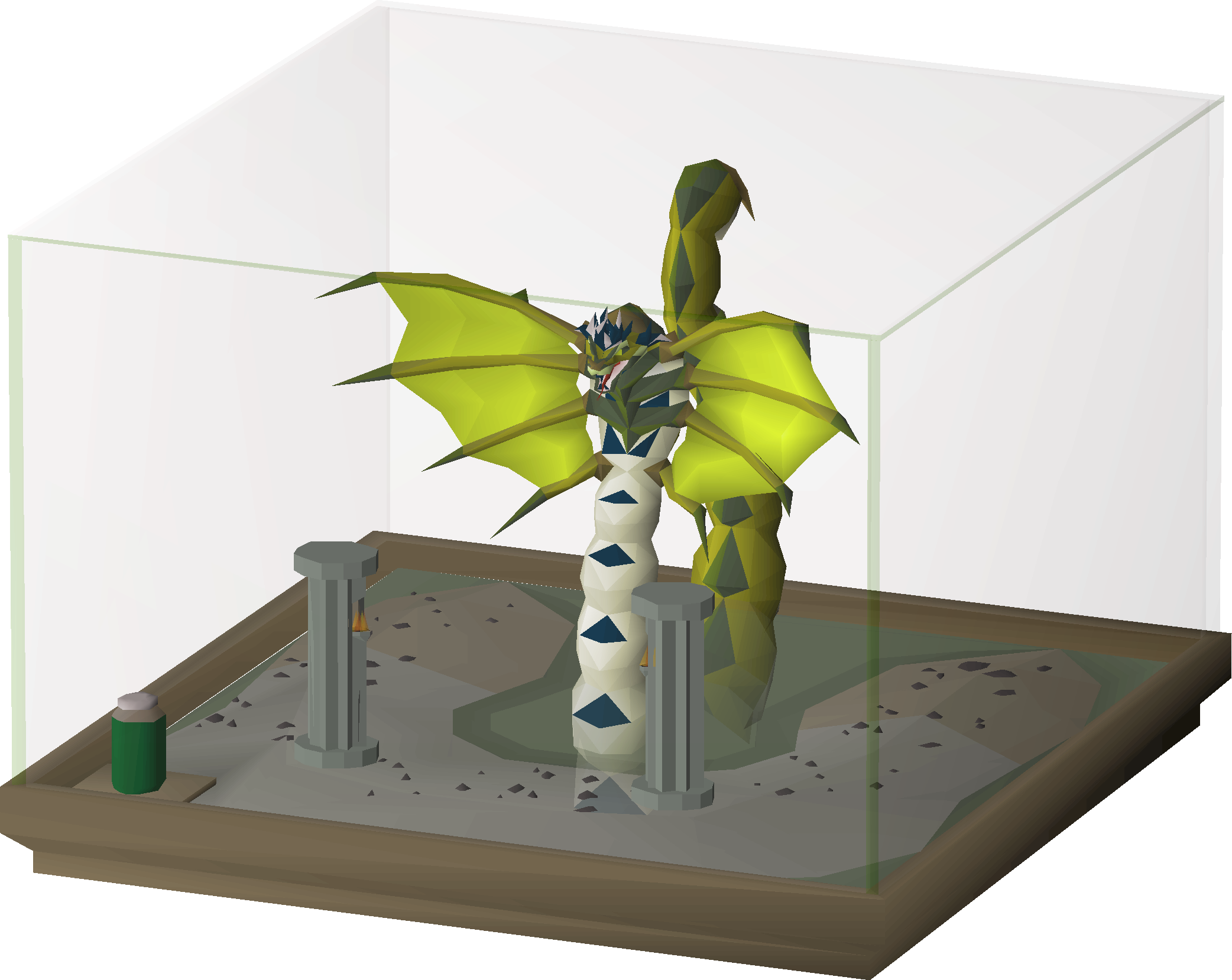 Zulrah display (Old School Museum)