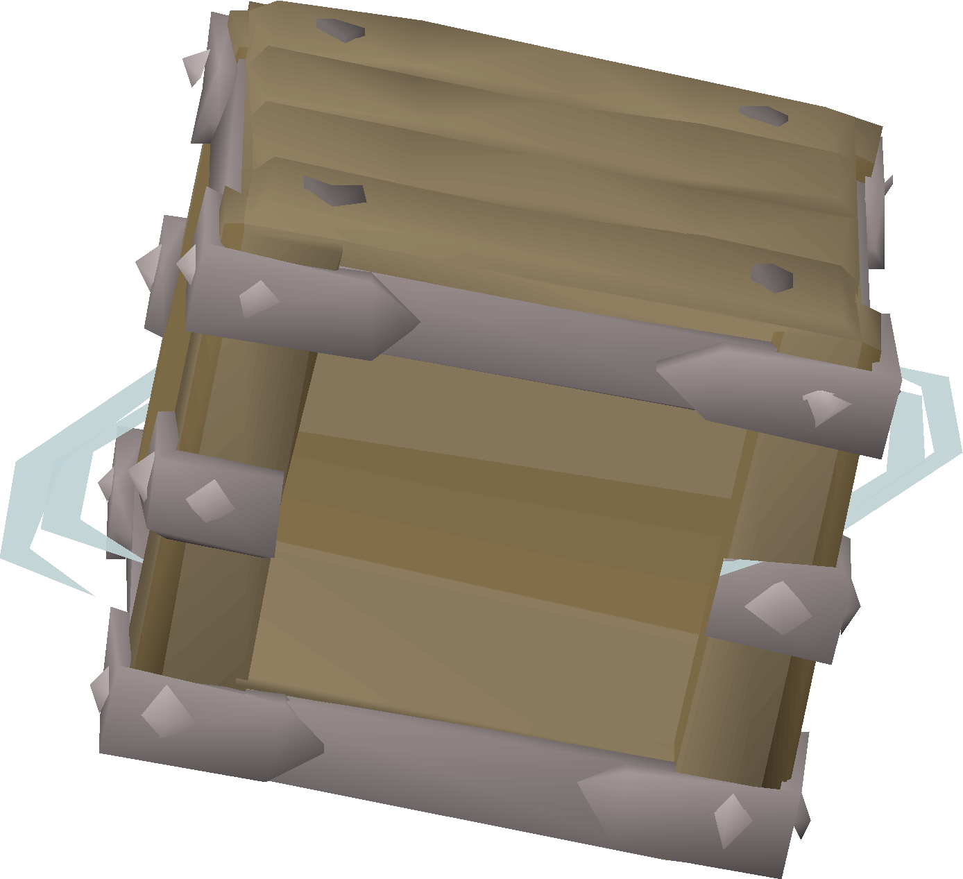Lost teak crate