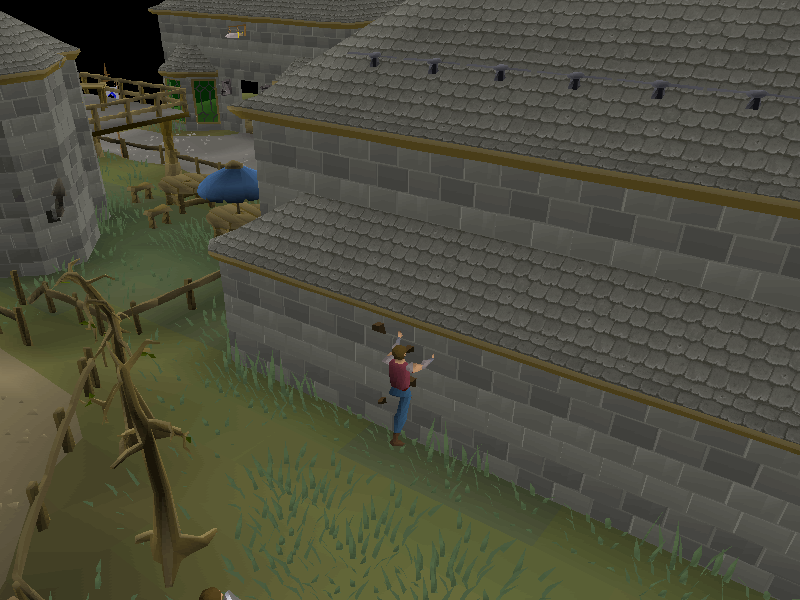 Rough wall (Varrock Rooftop Course)