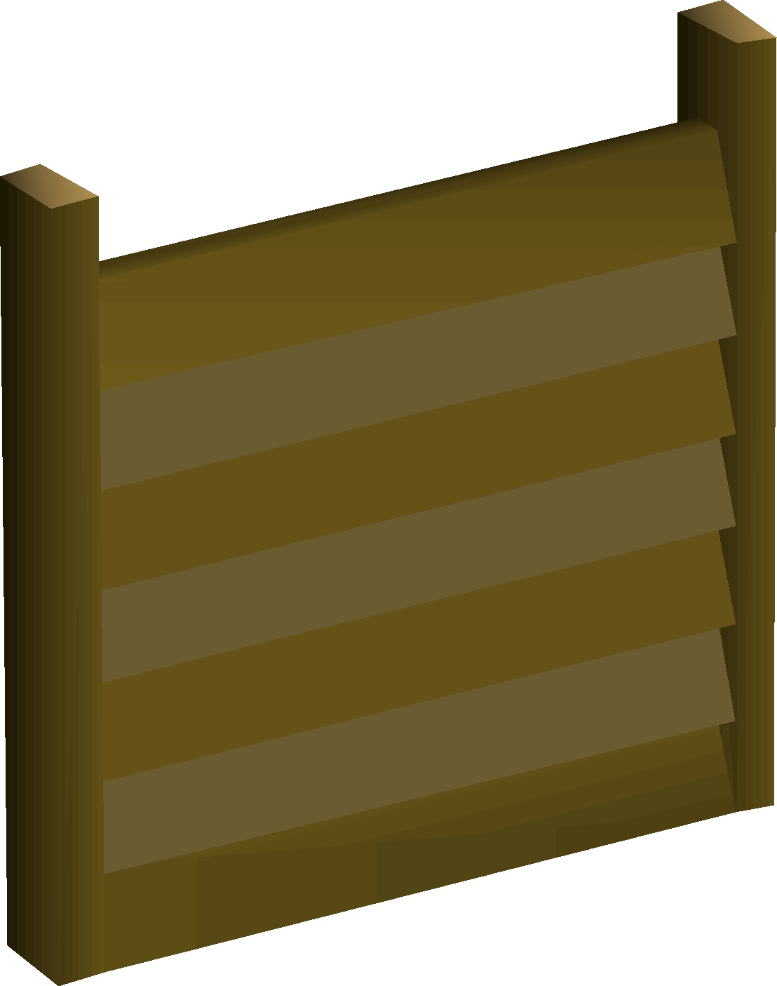 Wooden fence (interface item)