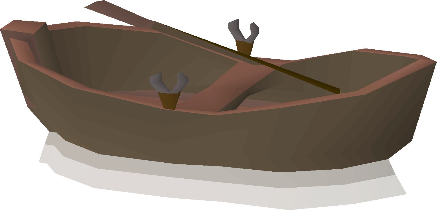 Empty rowboat