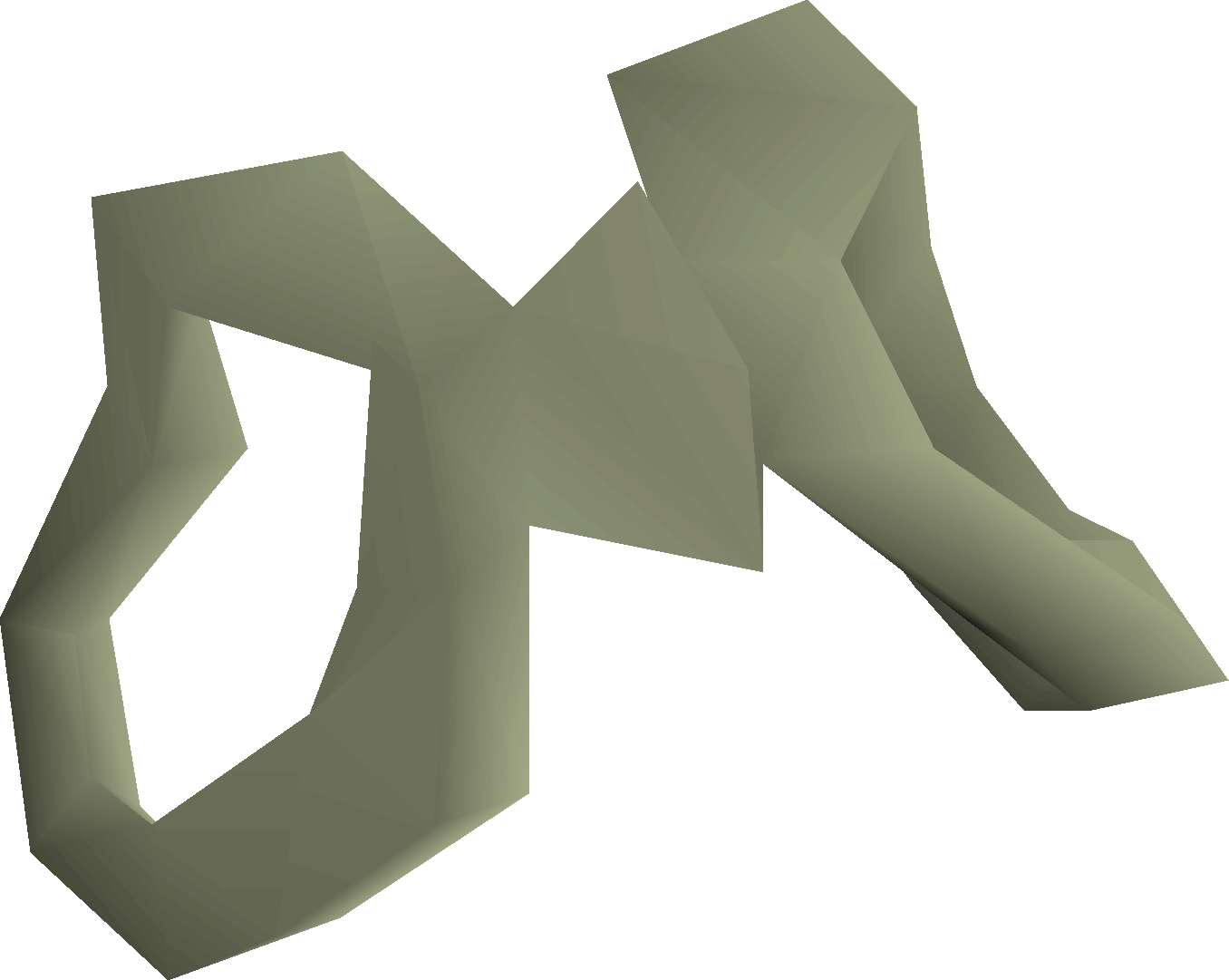 Small fossilised pelvis