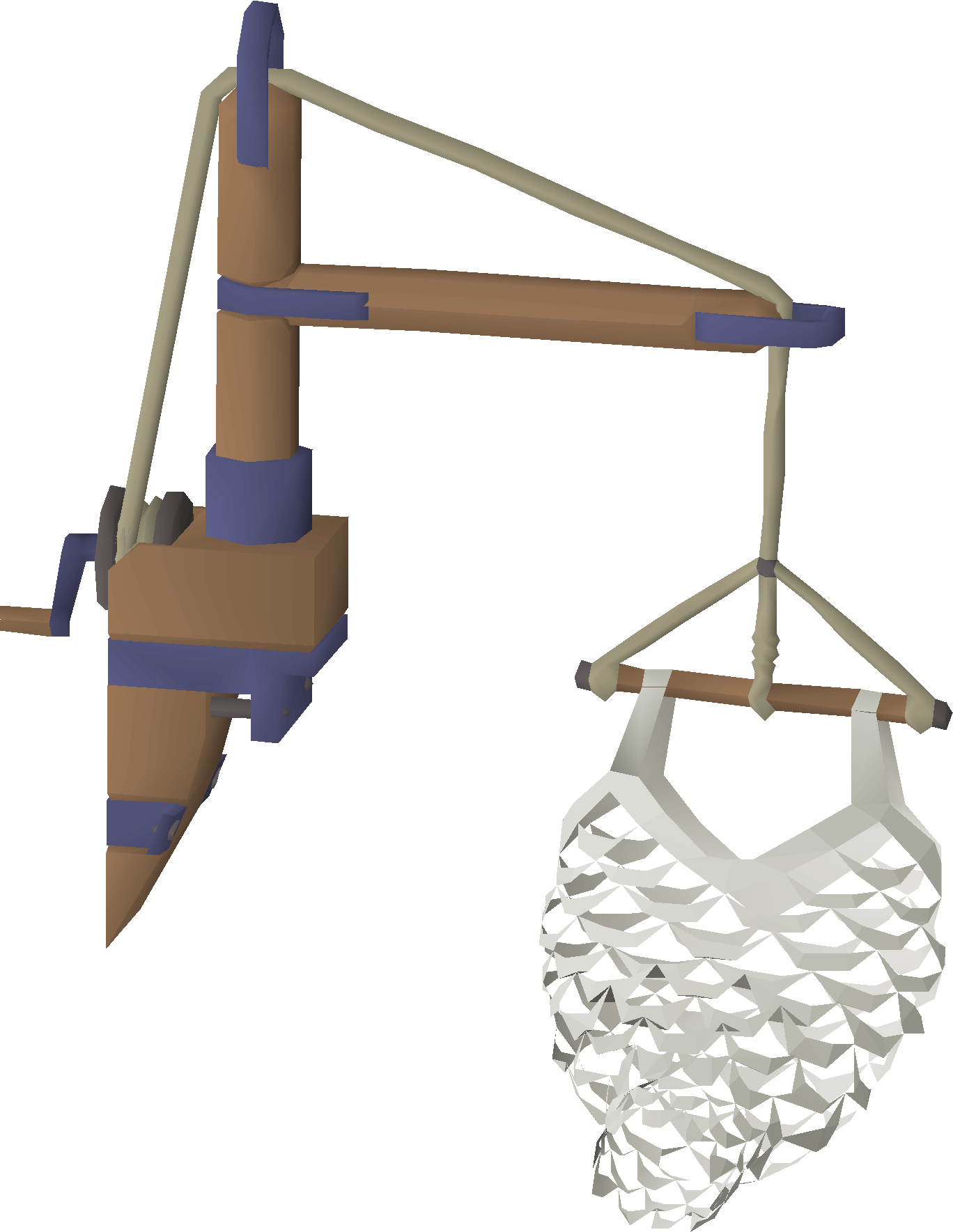 Linen trawling net