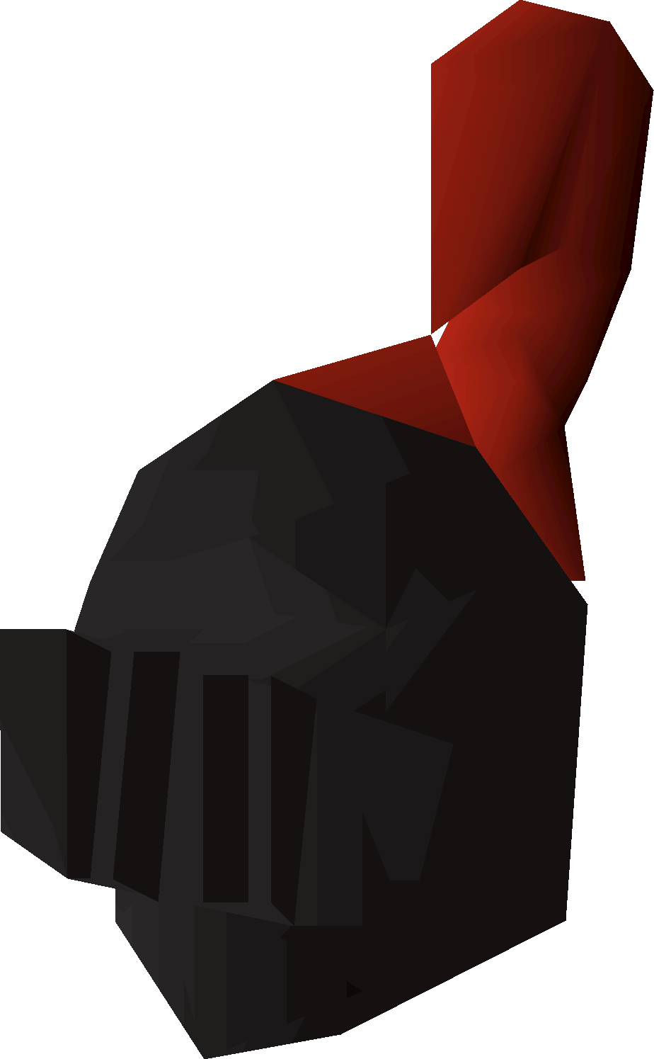 Steel heraldic helm (Zamorak)