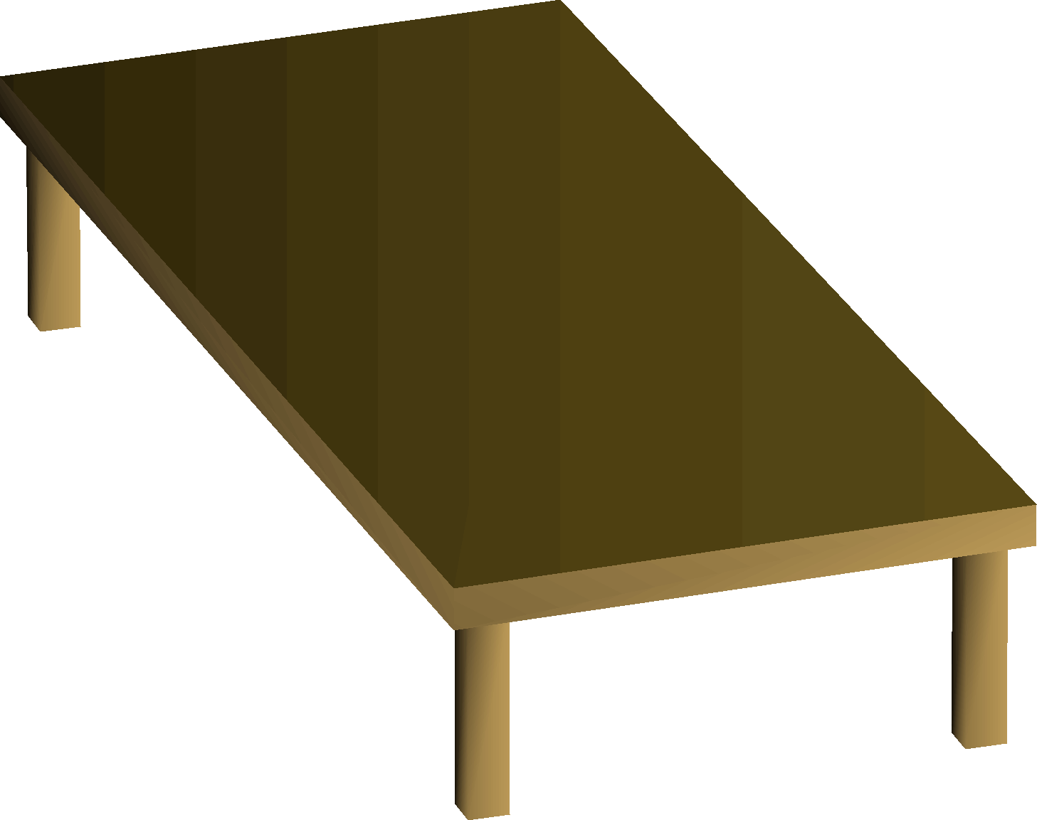 Wood dining table (interface item)