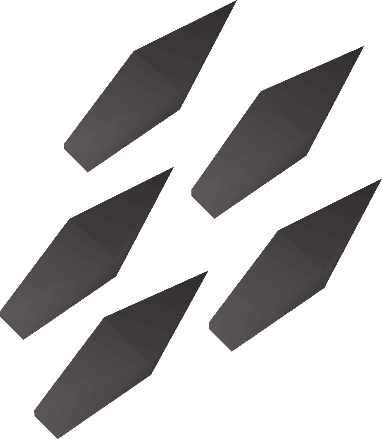 Iron javelin tips