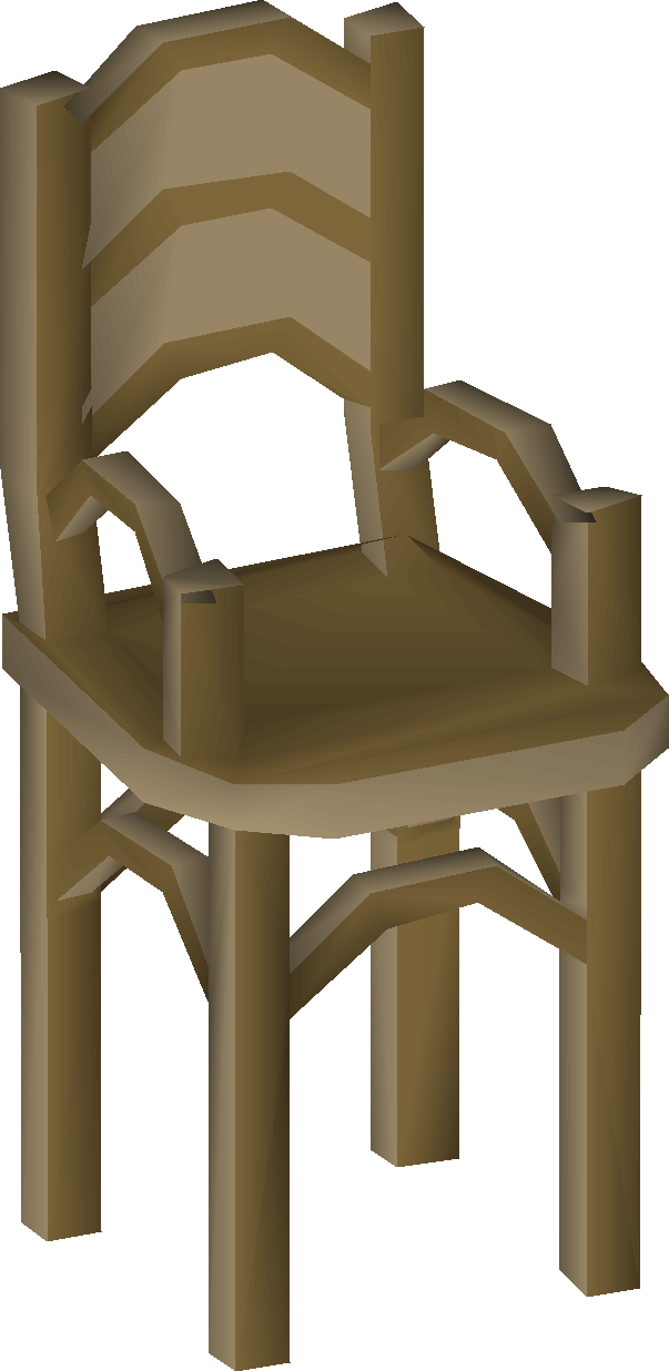 Teak armchair (interface item)