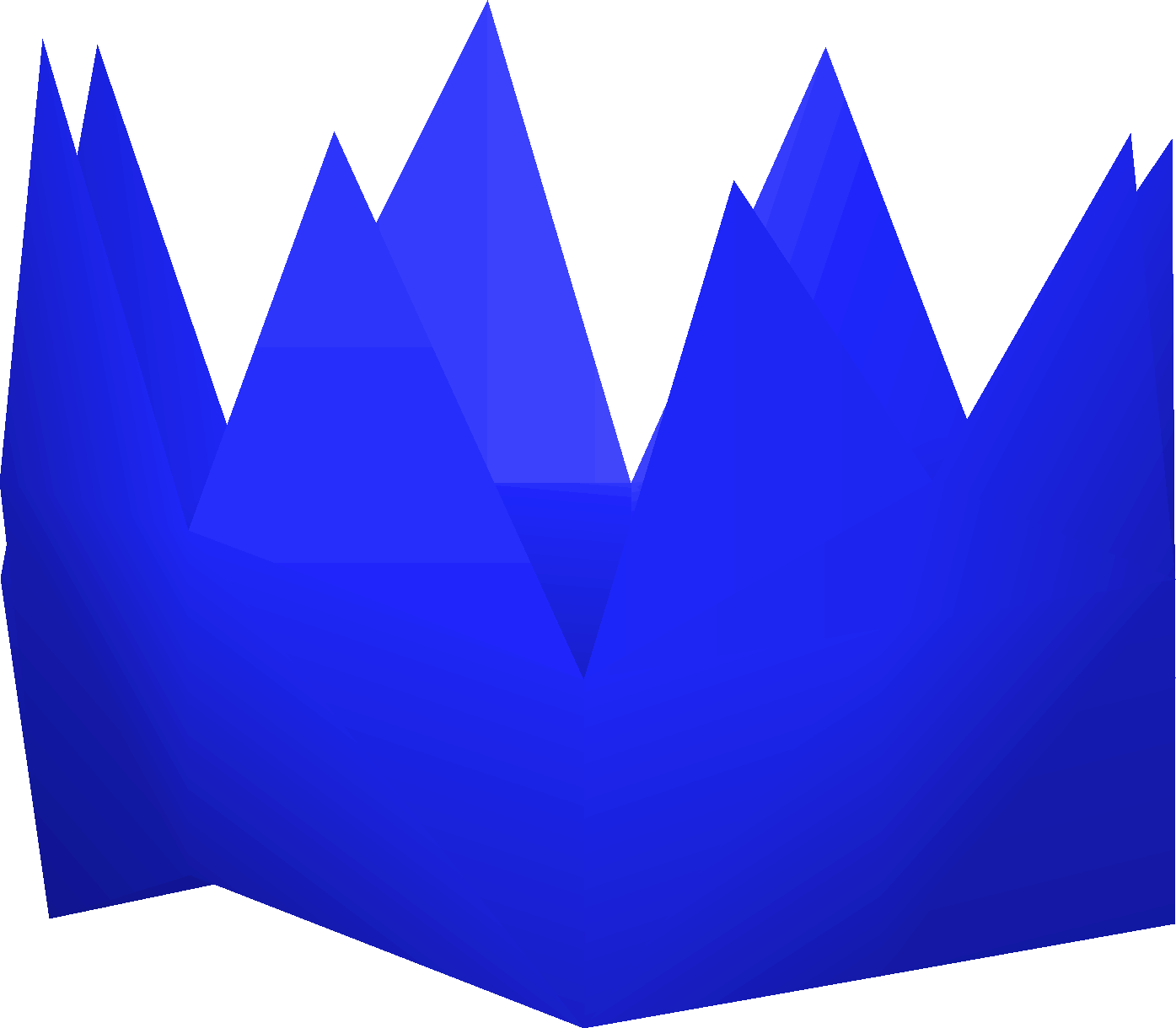 Blue partyhat (Draynor Bank Robbery)