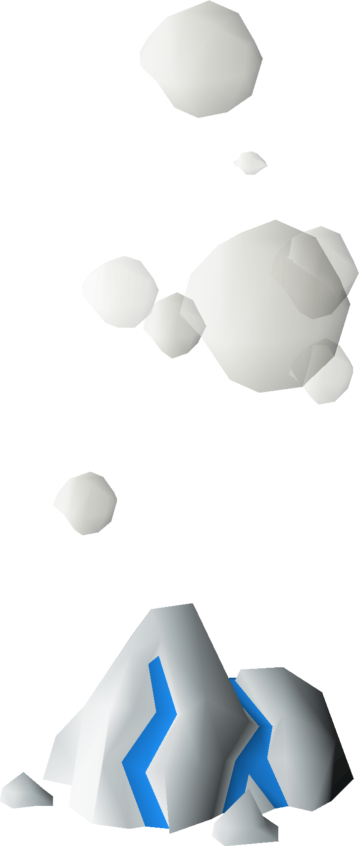 Rocks (blurite, gas)