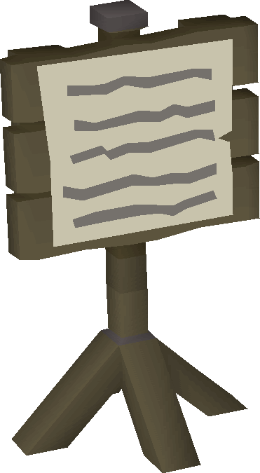 Notice board (Museum Camp)