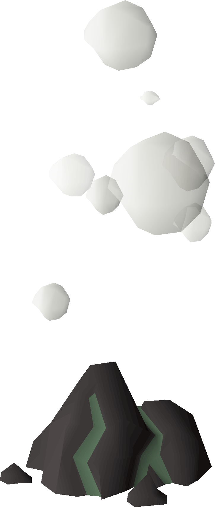 Rocks (adamantite, gas)