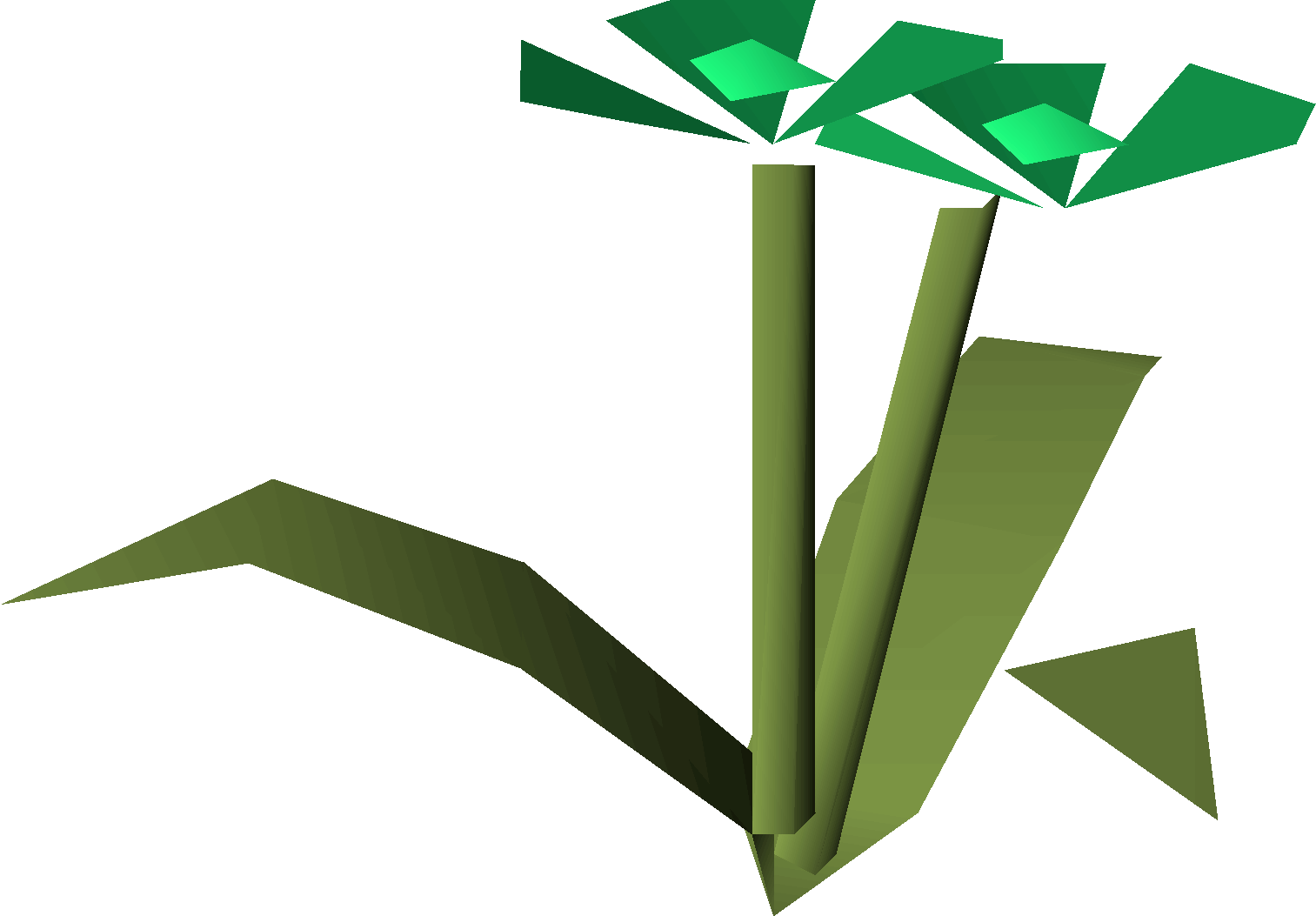 Green flowers (2024 Pride event)