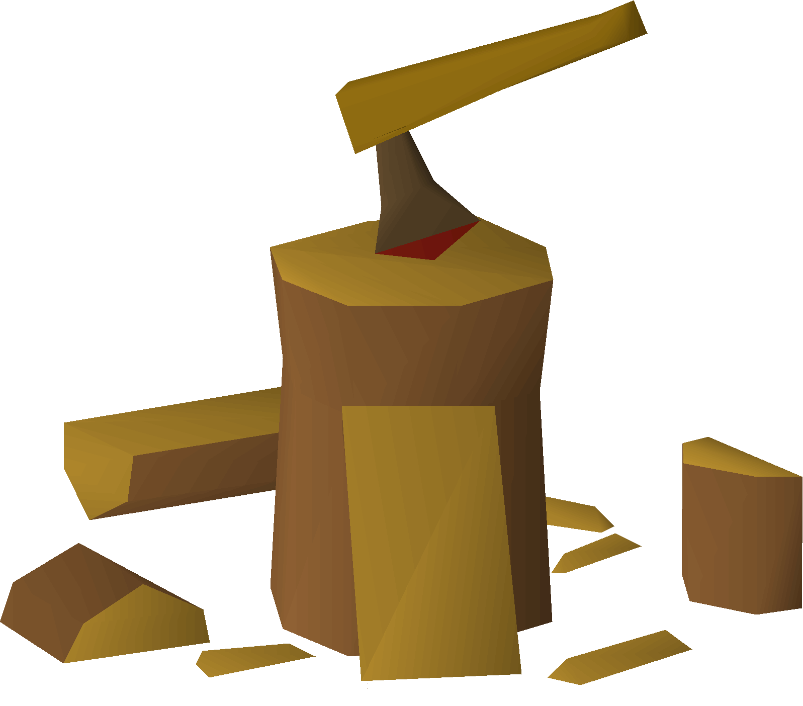 Logs (bronze axe)