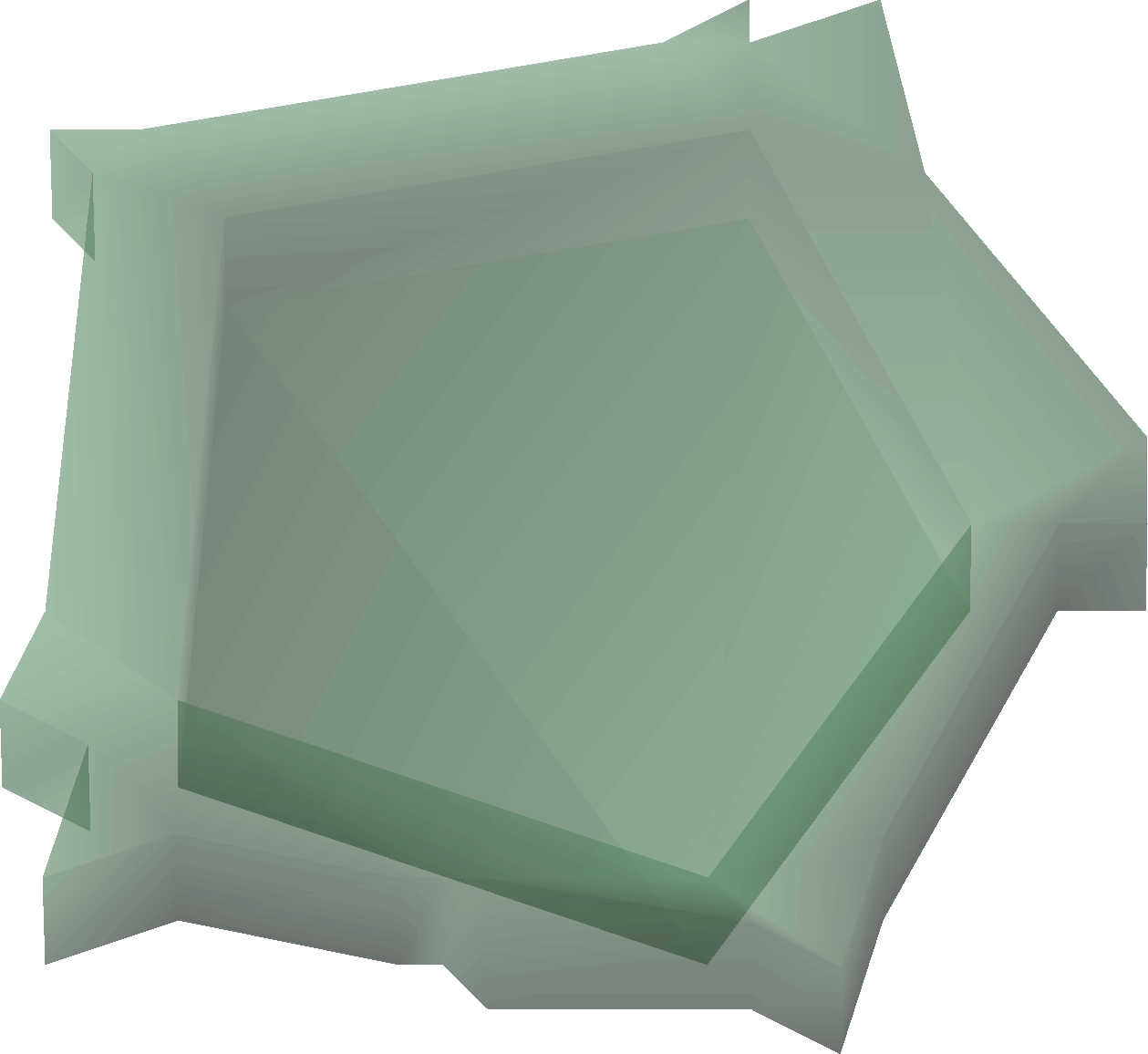 Green pentagon