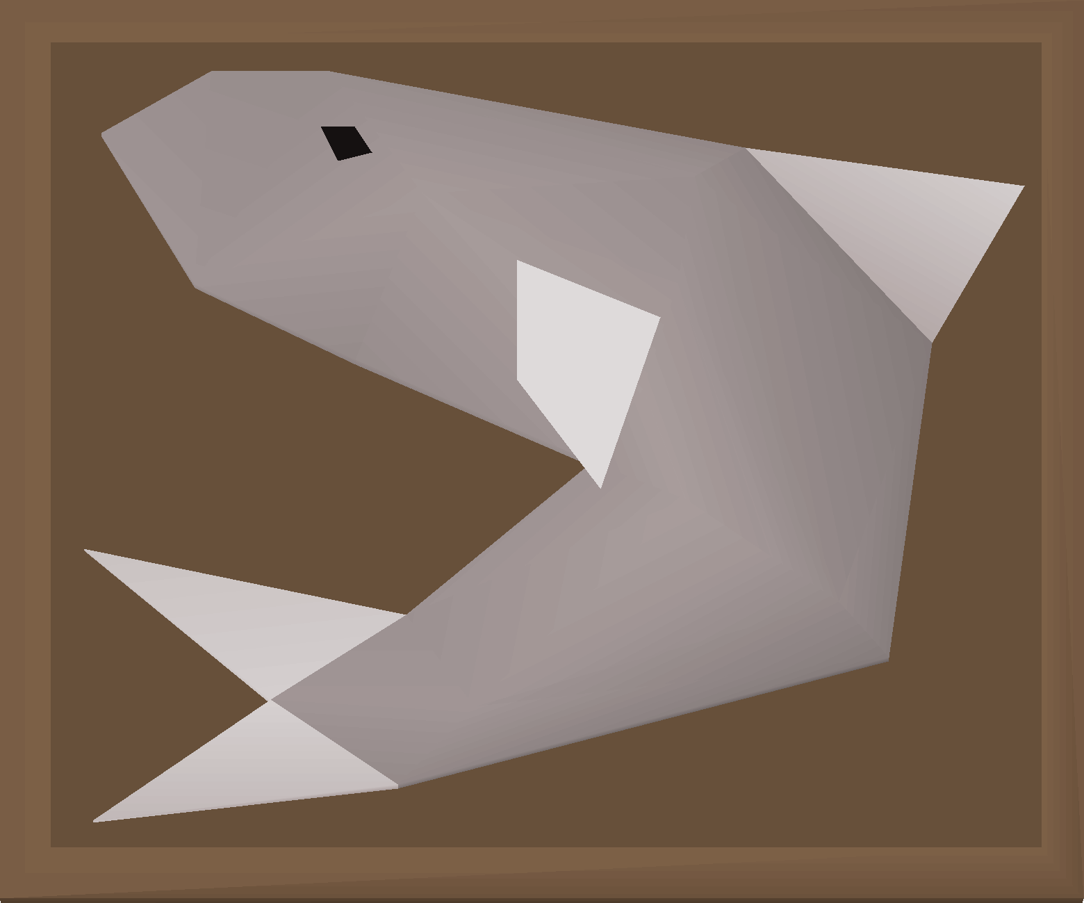 Mounted shark