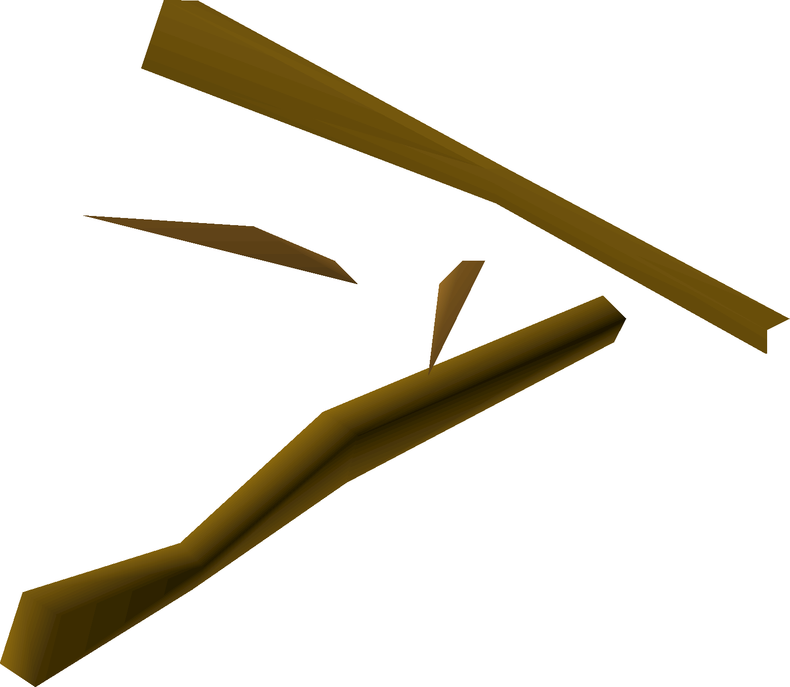 Broken staff