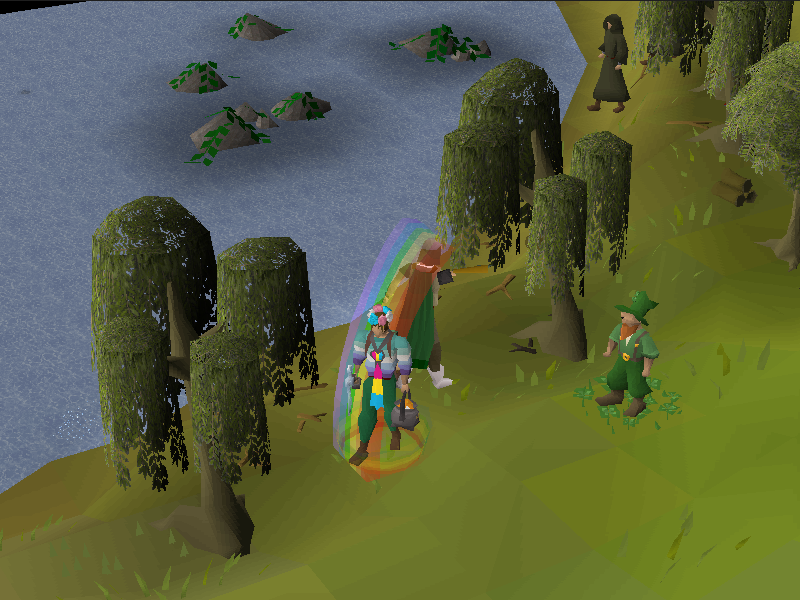 Woodcutting Leprechaun (Forestry event)