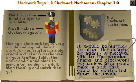 Clockwork book when read.