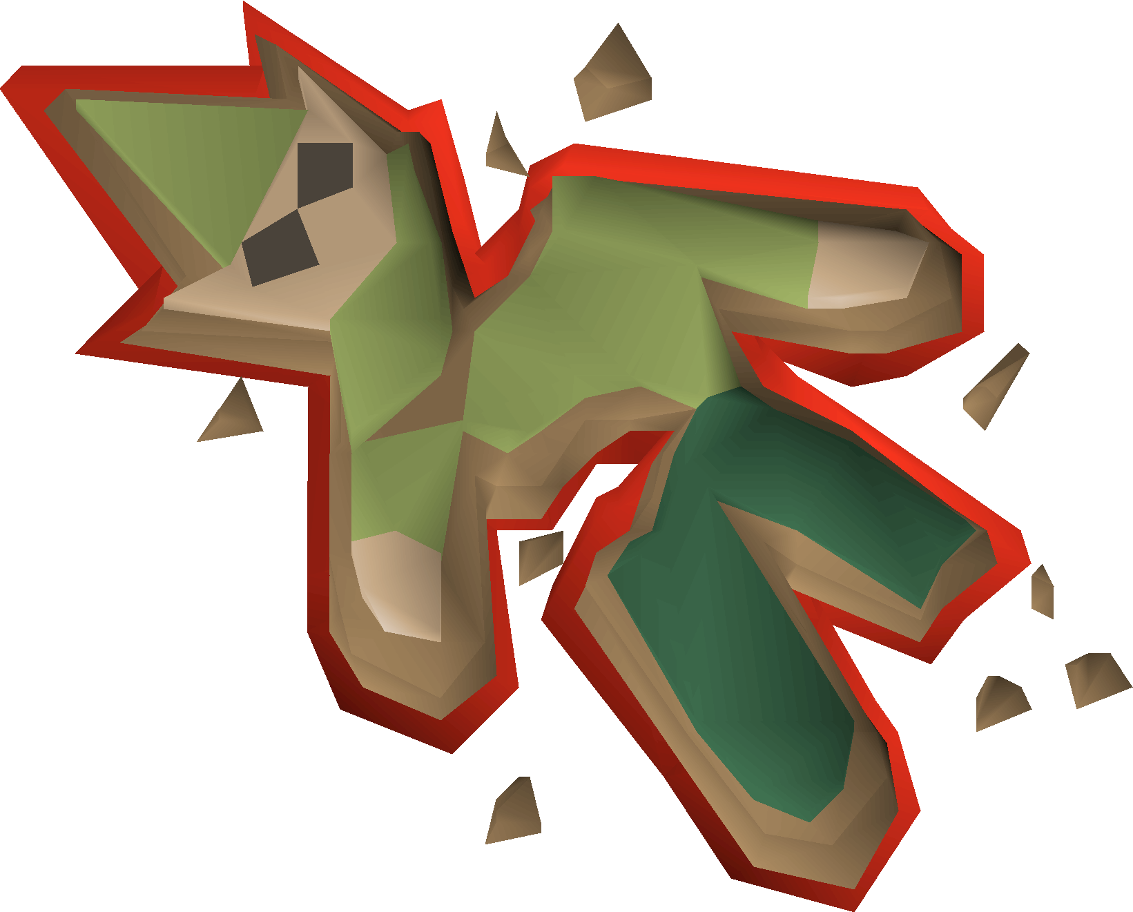 Shattered gingerbread