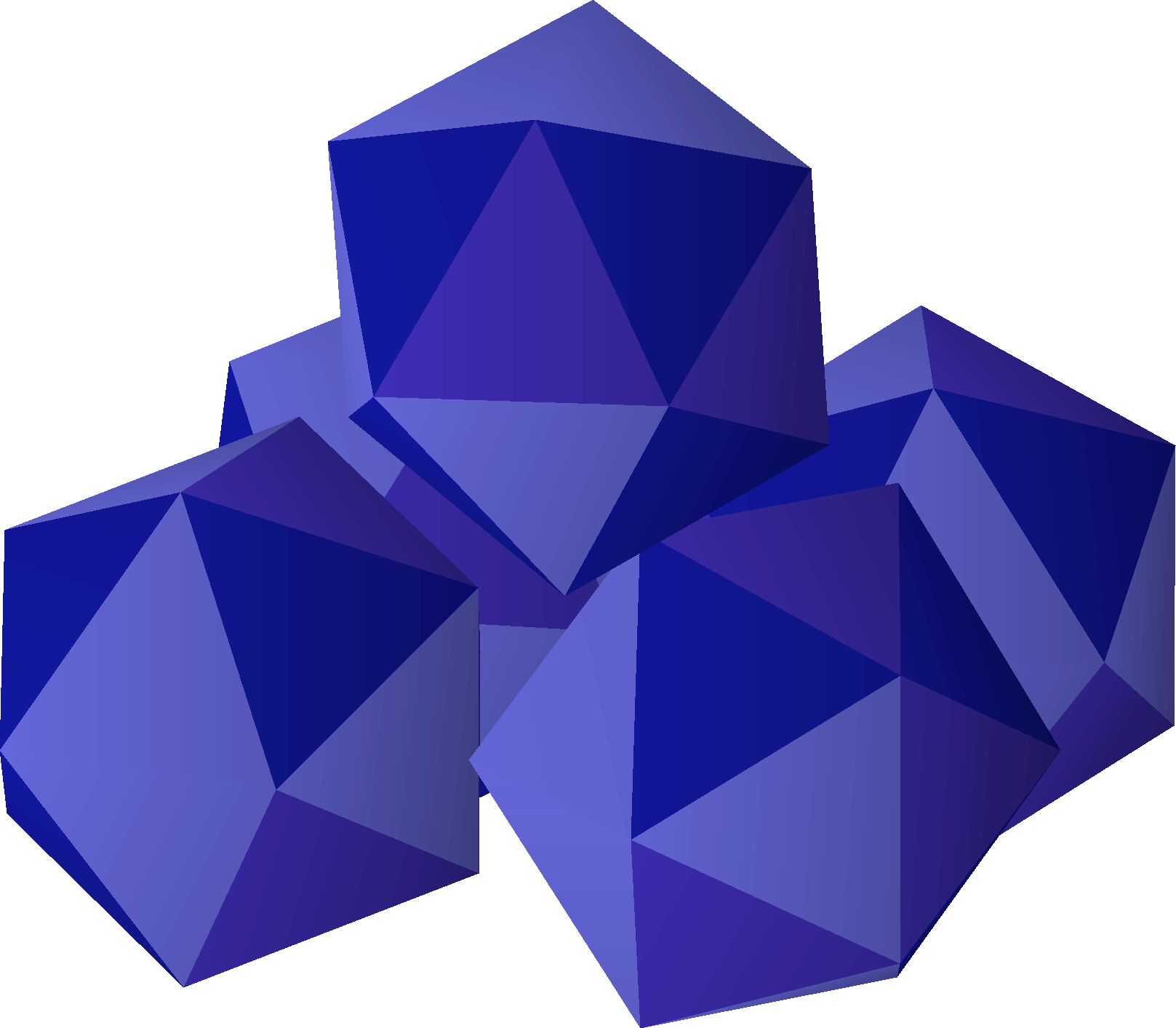 Icosahedron Pile