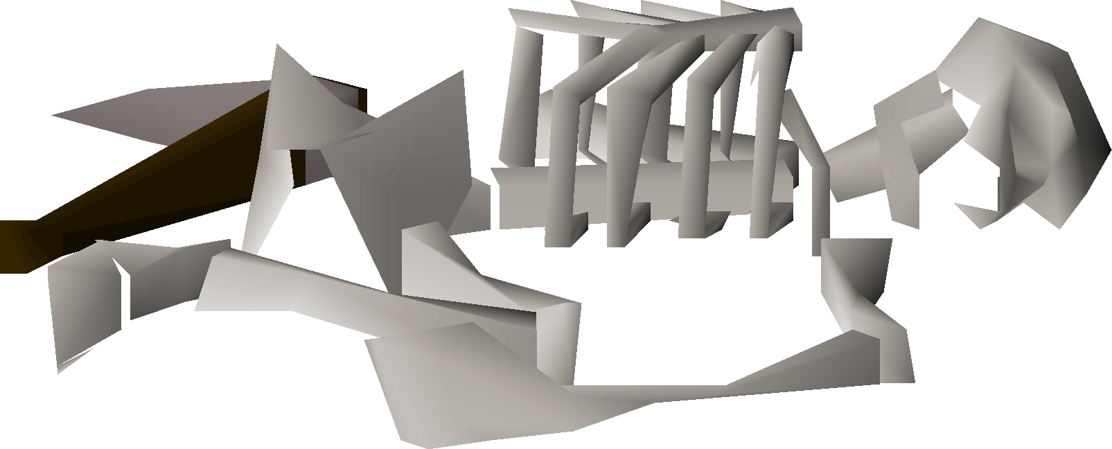 Buried skeleton (Shaman Caves)