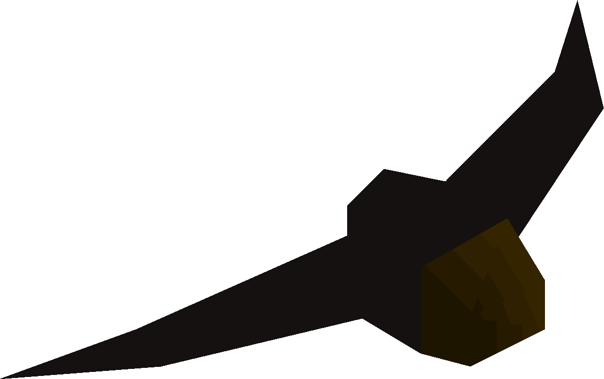 Black pick head