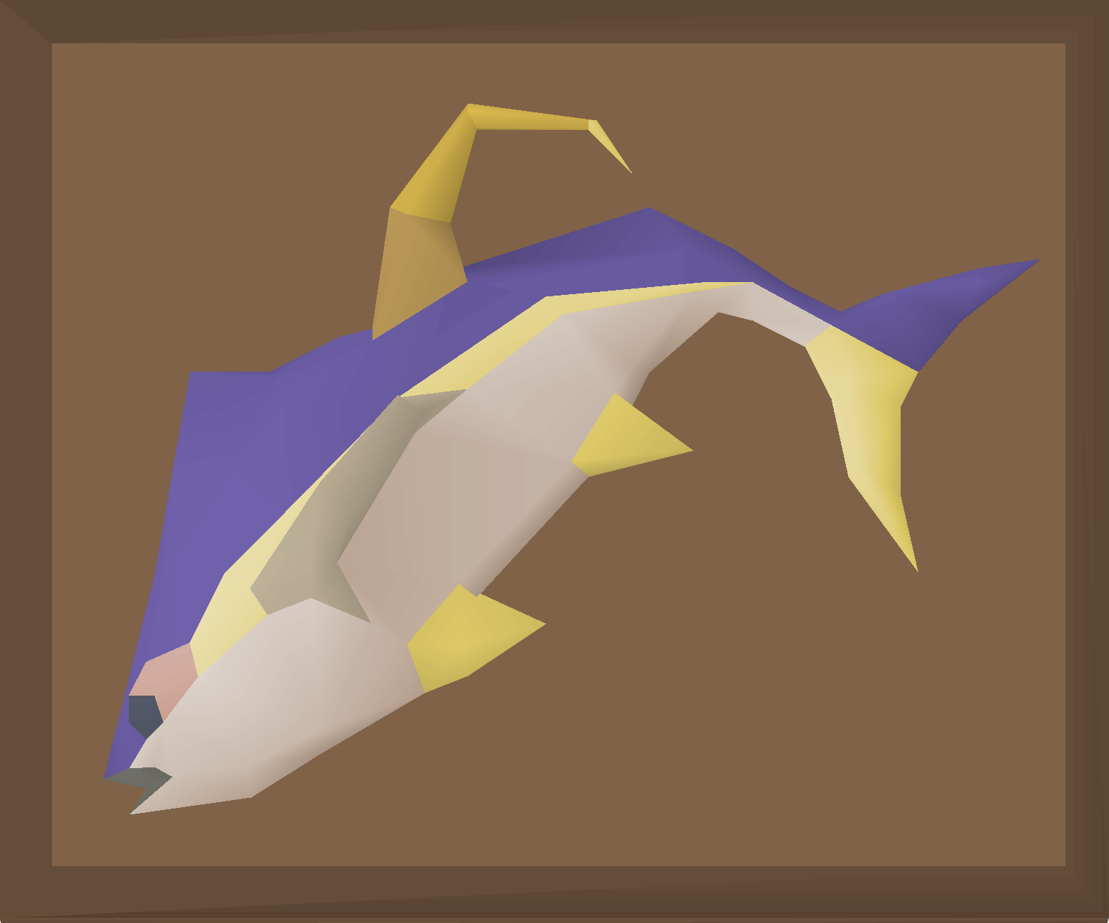 Mounted purplefin