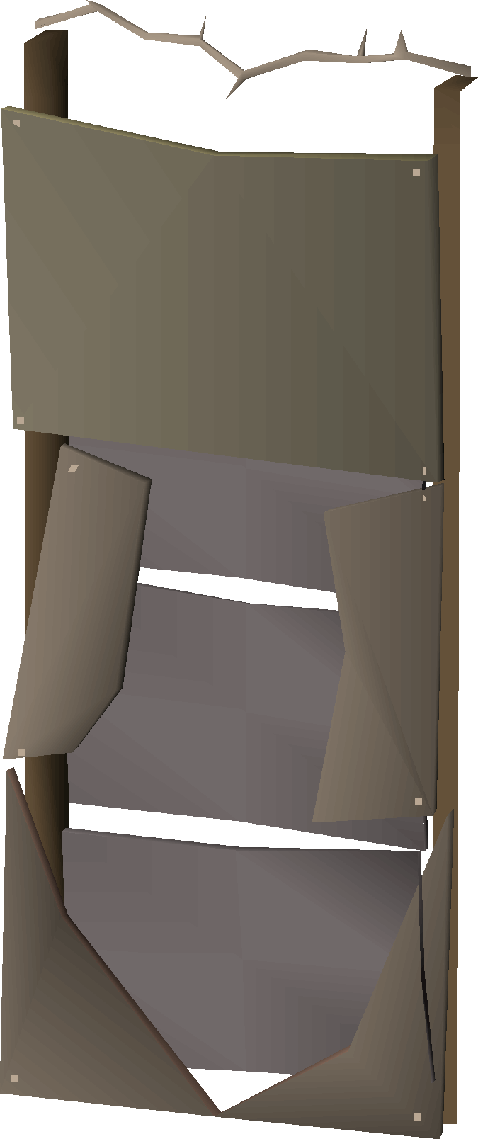 Patched wall