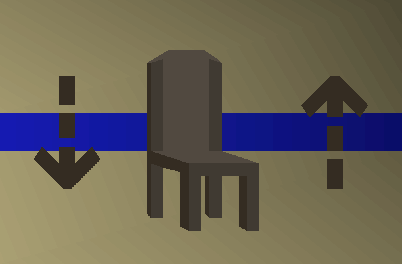 Gilded bench (flatpack)