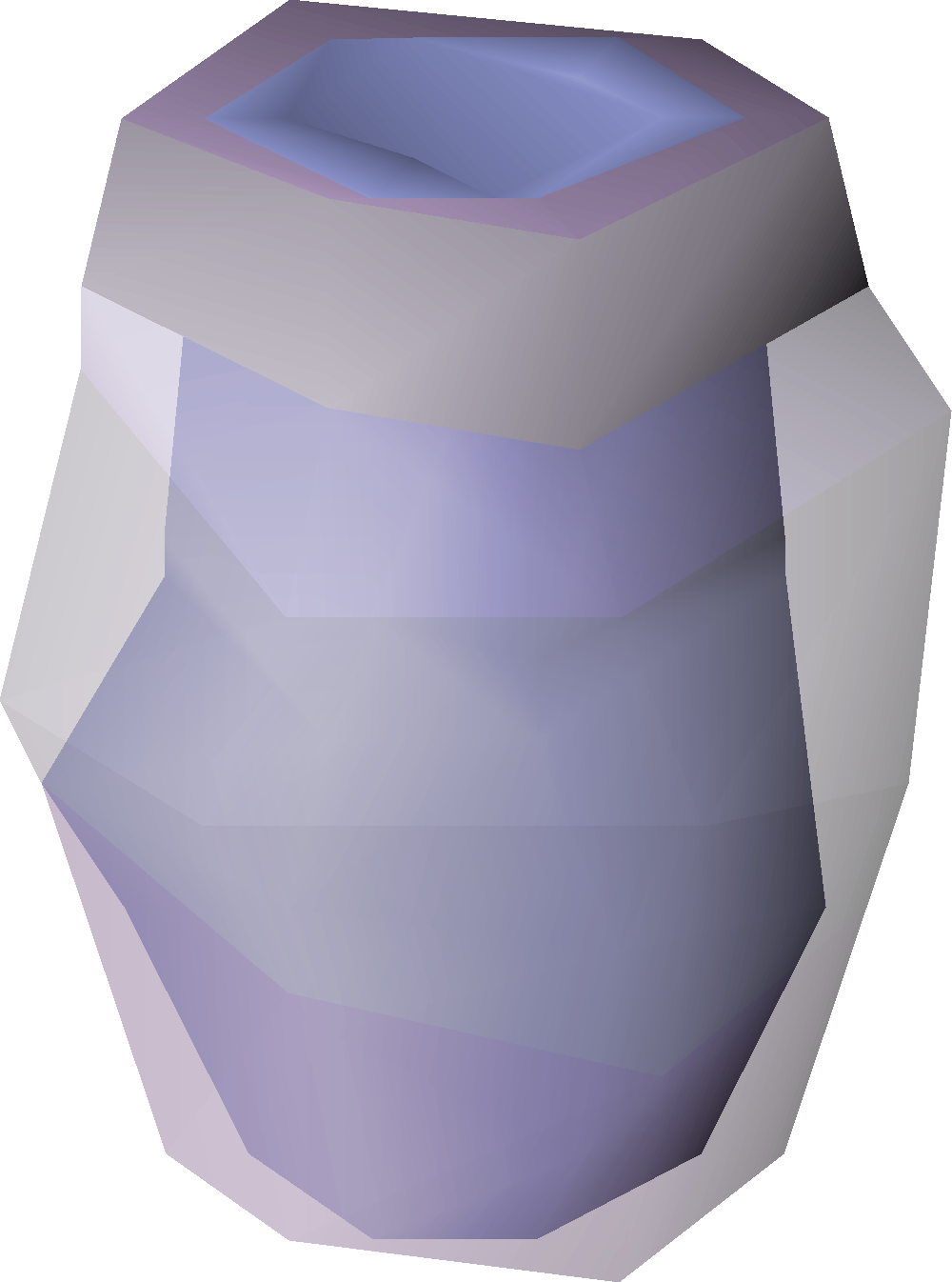 Water-filled gourd vial