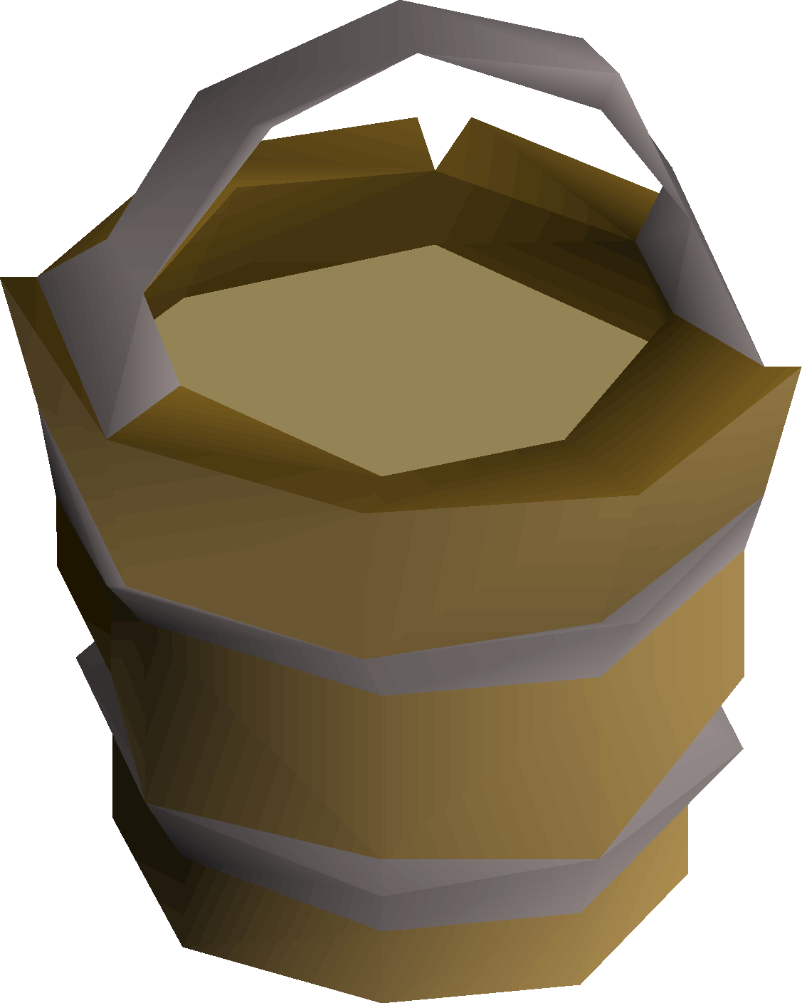Bucket of wester sand