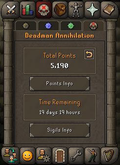Deadman: Annihilation/Points