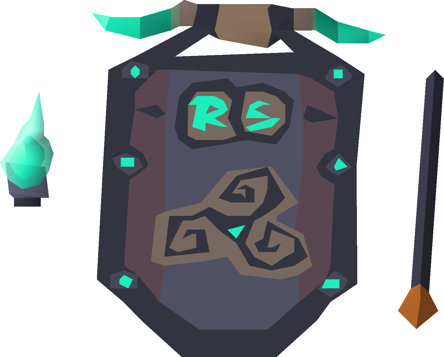 Shattered banner