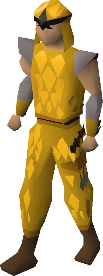 Gilded dragonhide armour