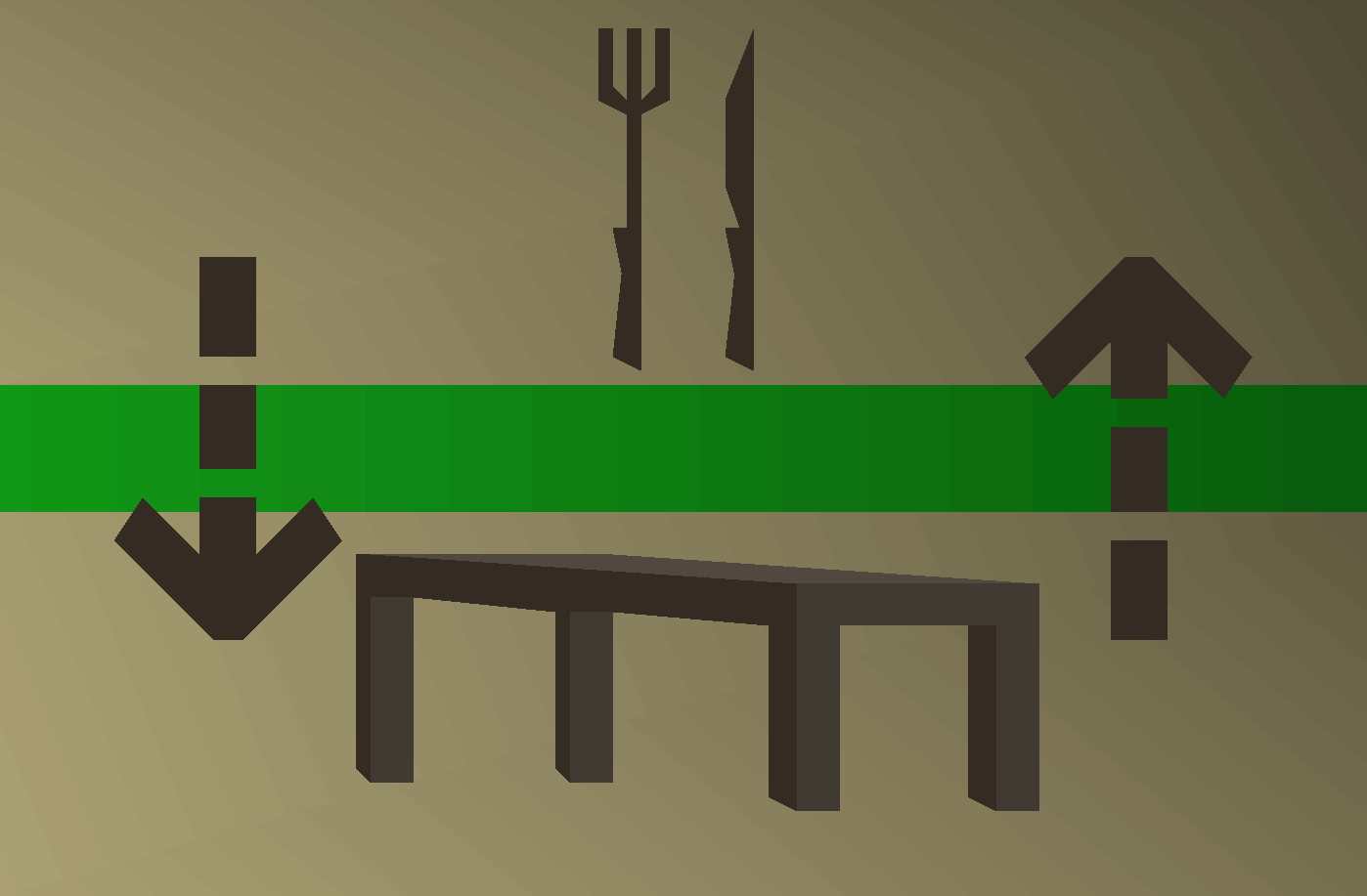 Oak dining table (flatpack)