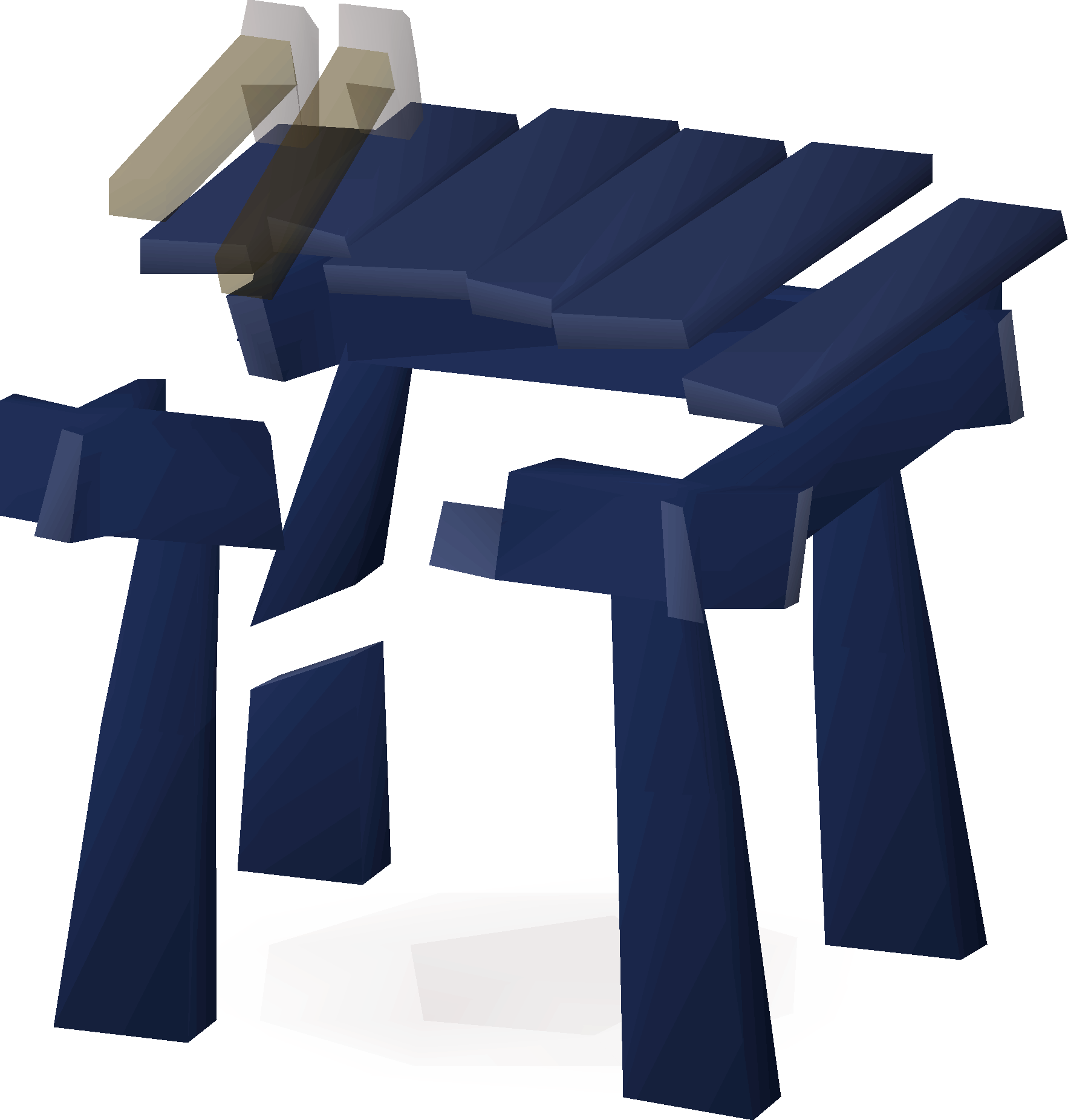 A floating table