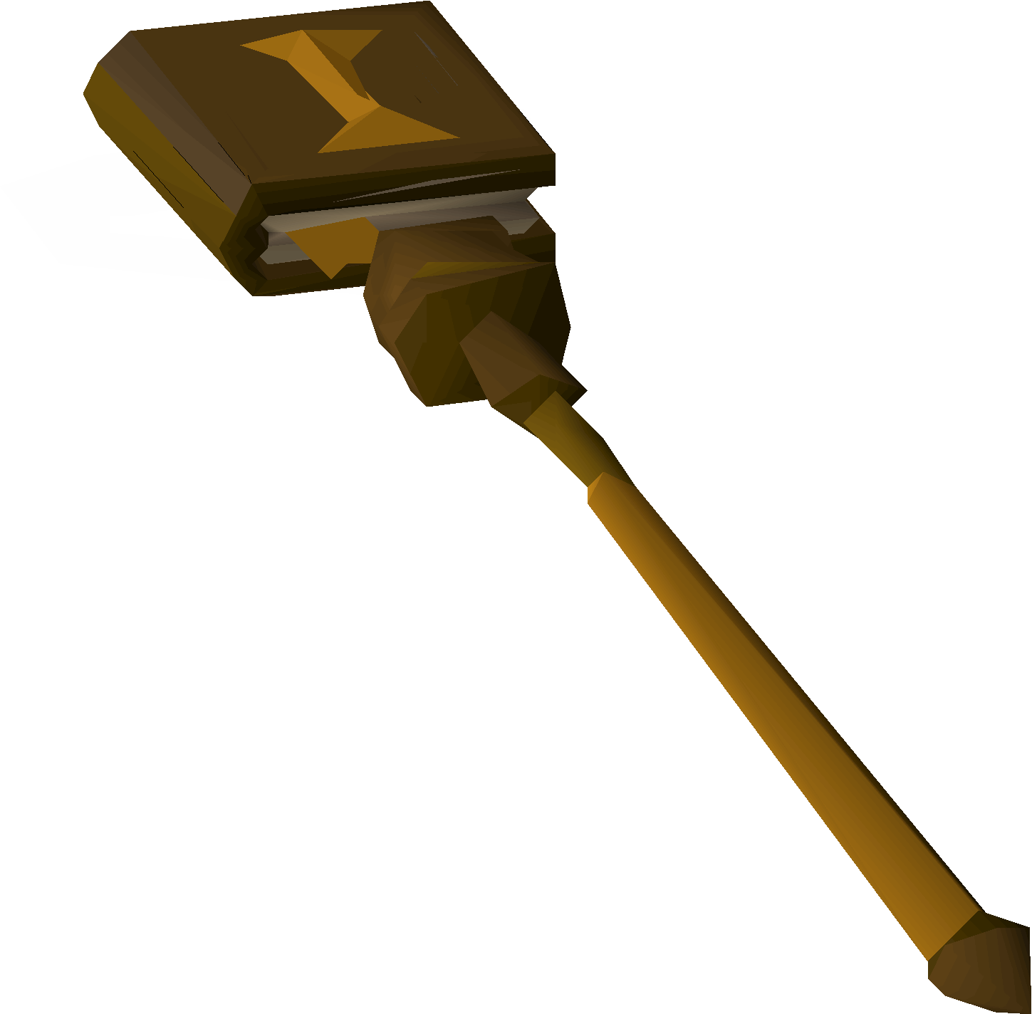 Bronze staff of collection
