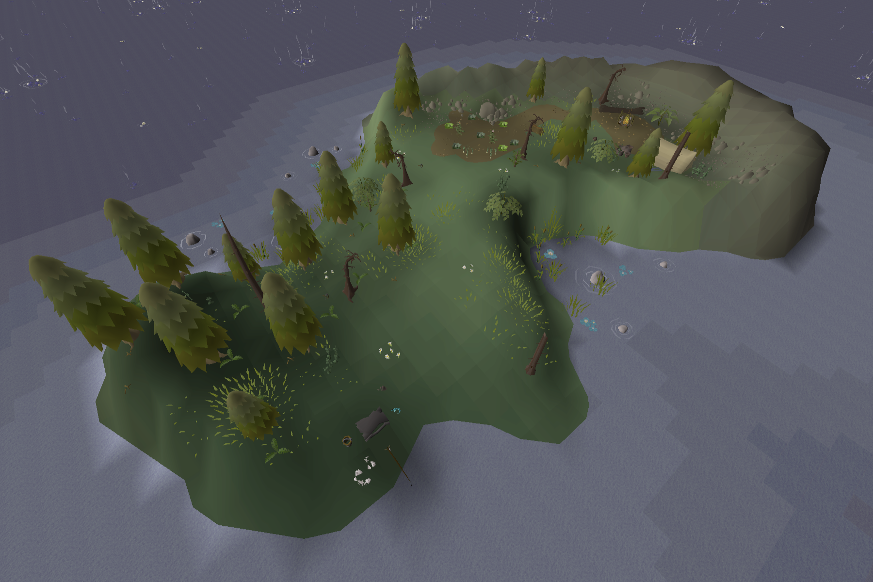 Unnamed island (north of the Mausoleum)