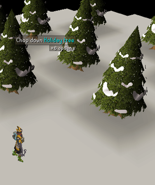 Some festive trees for skilling.