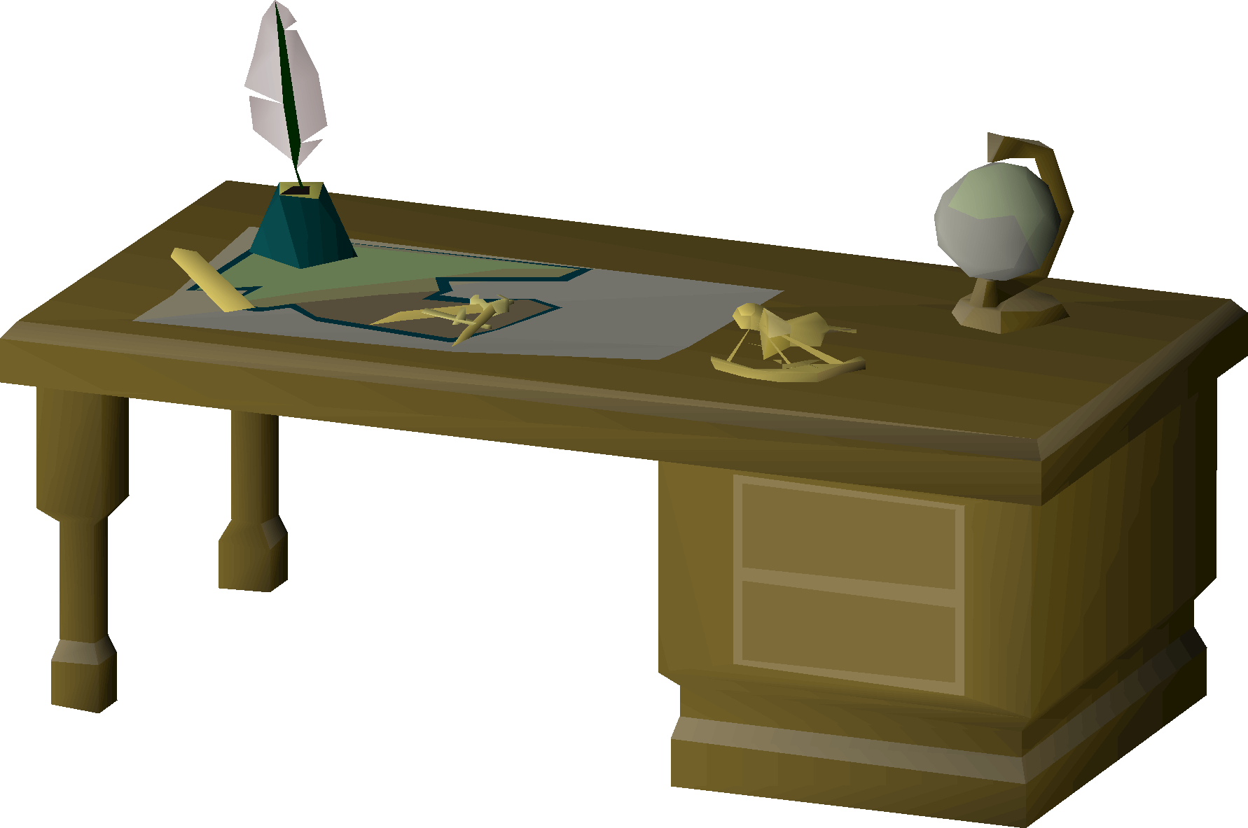 Study desk (The Slug Menace)