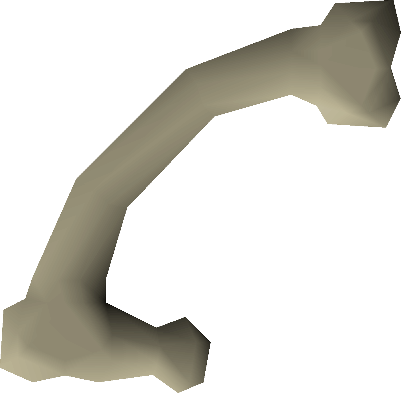 Curved bone