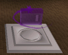 A teleport focus' animation.