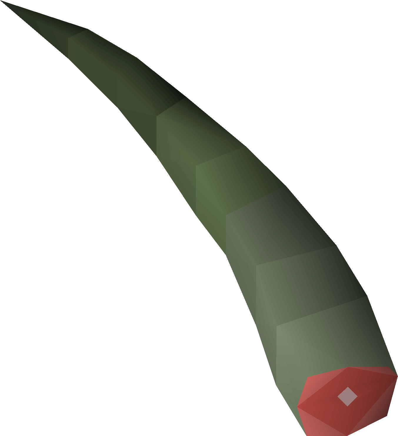 Moss lizard tail